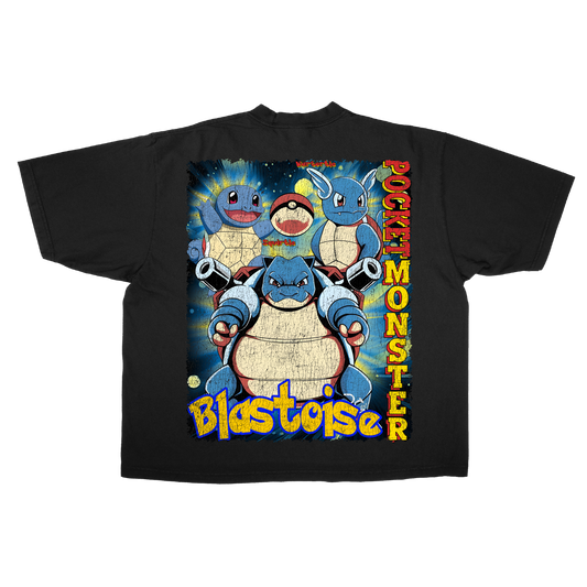 Blastoise Evolution Oversized T-Shirt