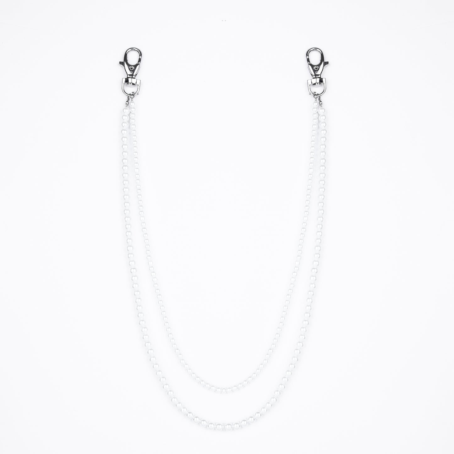 Glass Pearl Wallet Chain