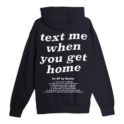 Text Me EP Hoodie - Black