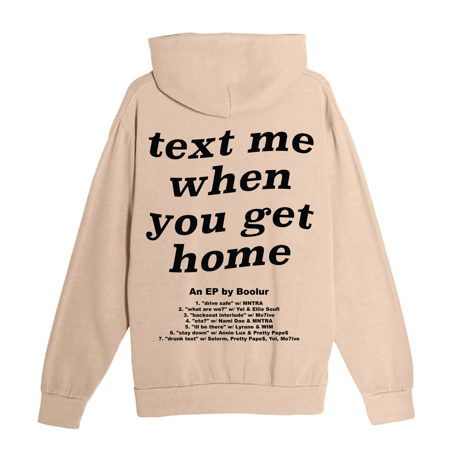 Text Me EP Hoodie - Taupe