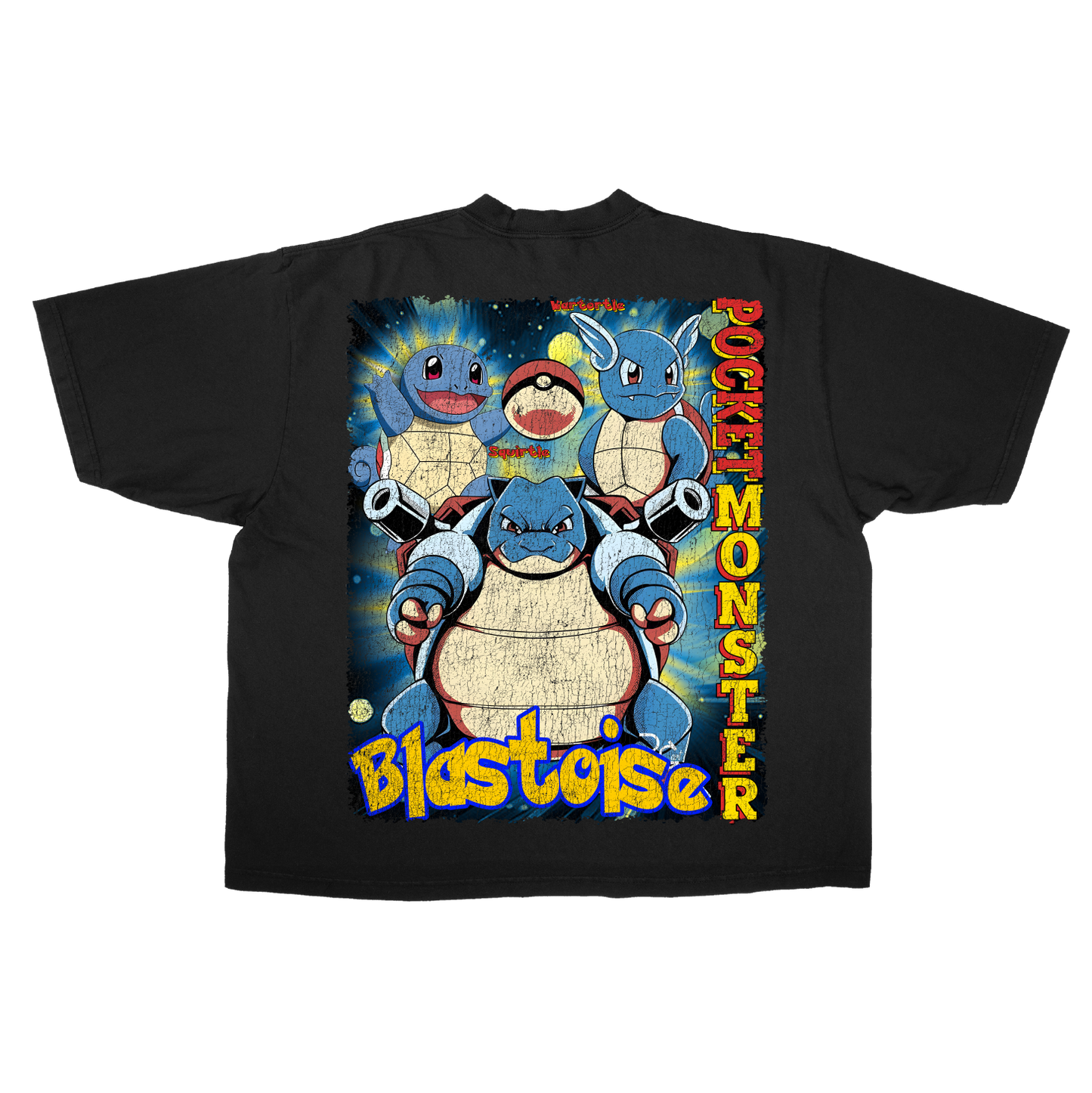 Blastoise Evolution Oversized T-Shirt