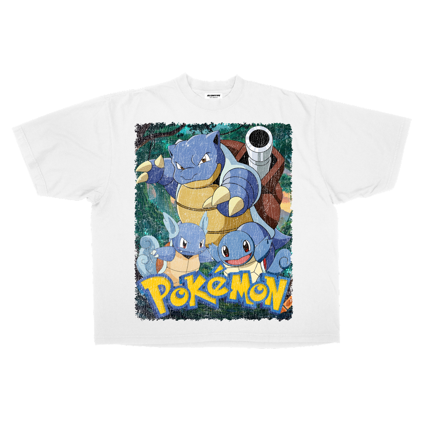 Blastoise Evolution Oversized T-Shirt