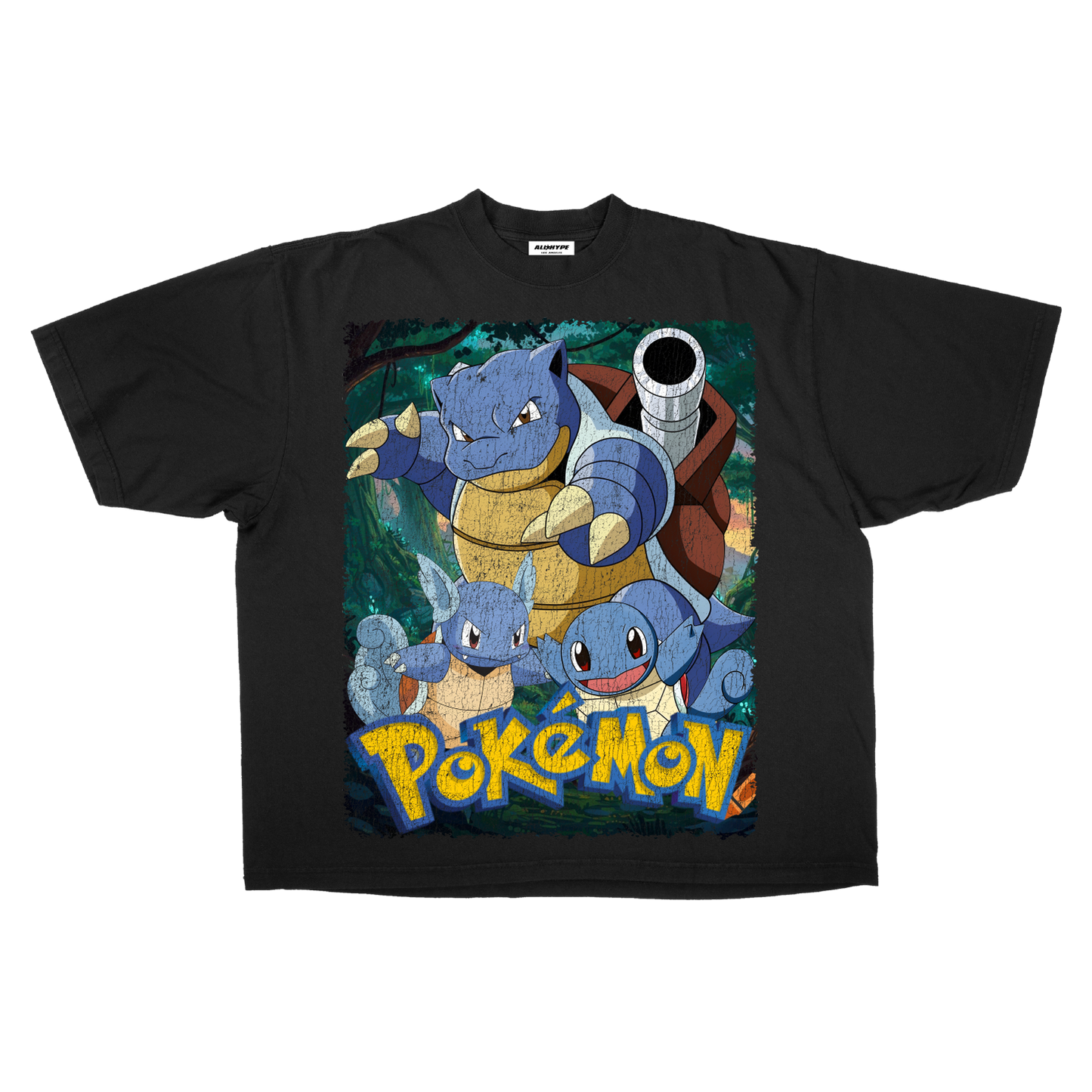Blastoise Evolution Oversized T-Shirt