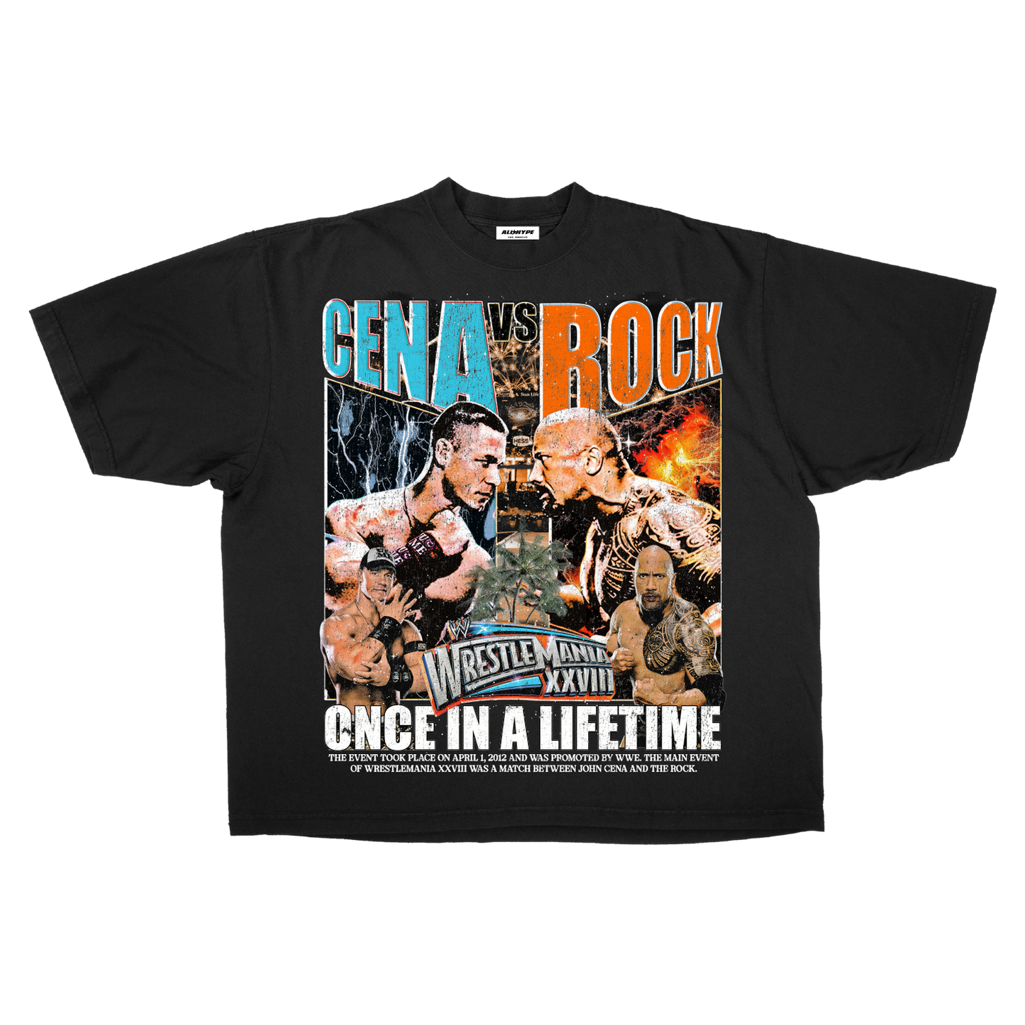 Cena vs Rock Oversized T-Shirt