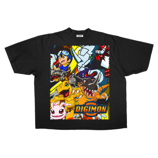 Digital Monsters Oversized T-Shirt