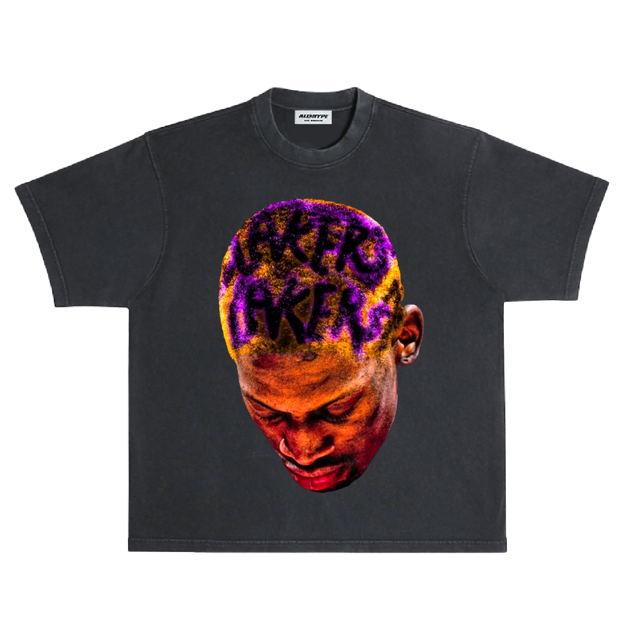 Laker Rodman Head T-Shirt