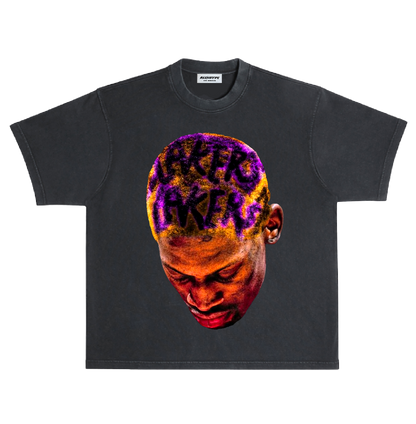 Laker Rodman Head T-Shirt