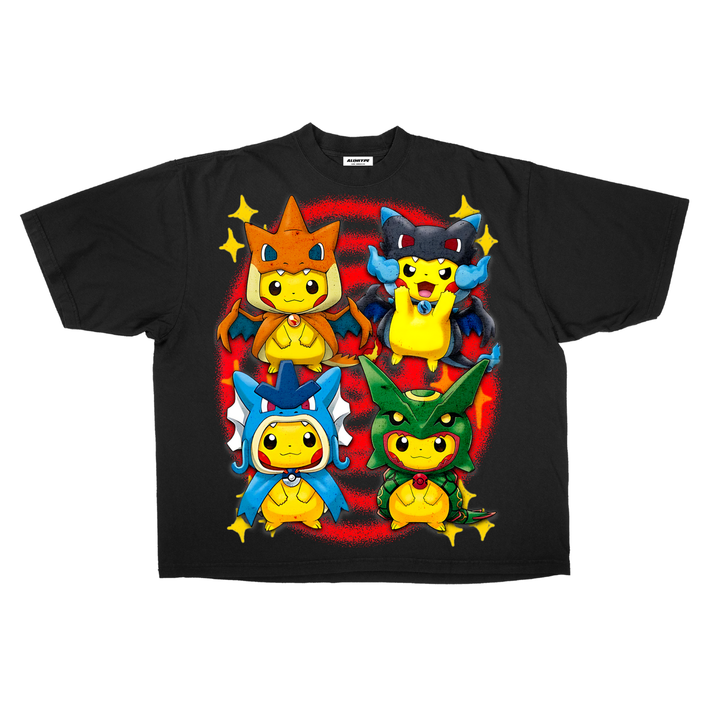 Poncho Pikachu's Oversized T-Shirt