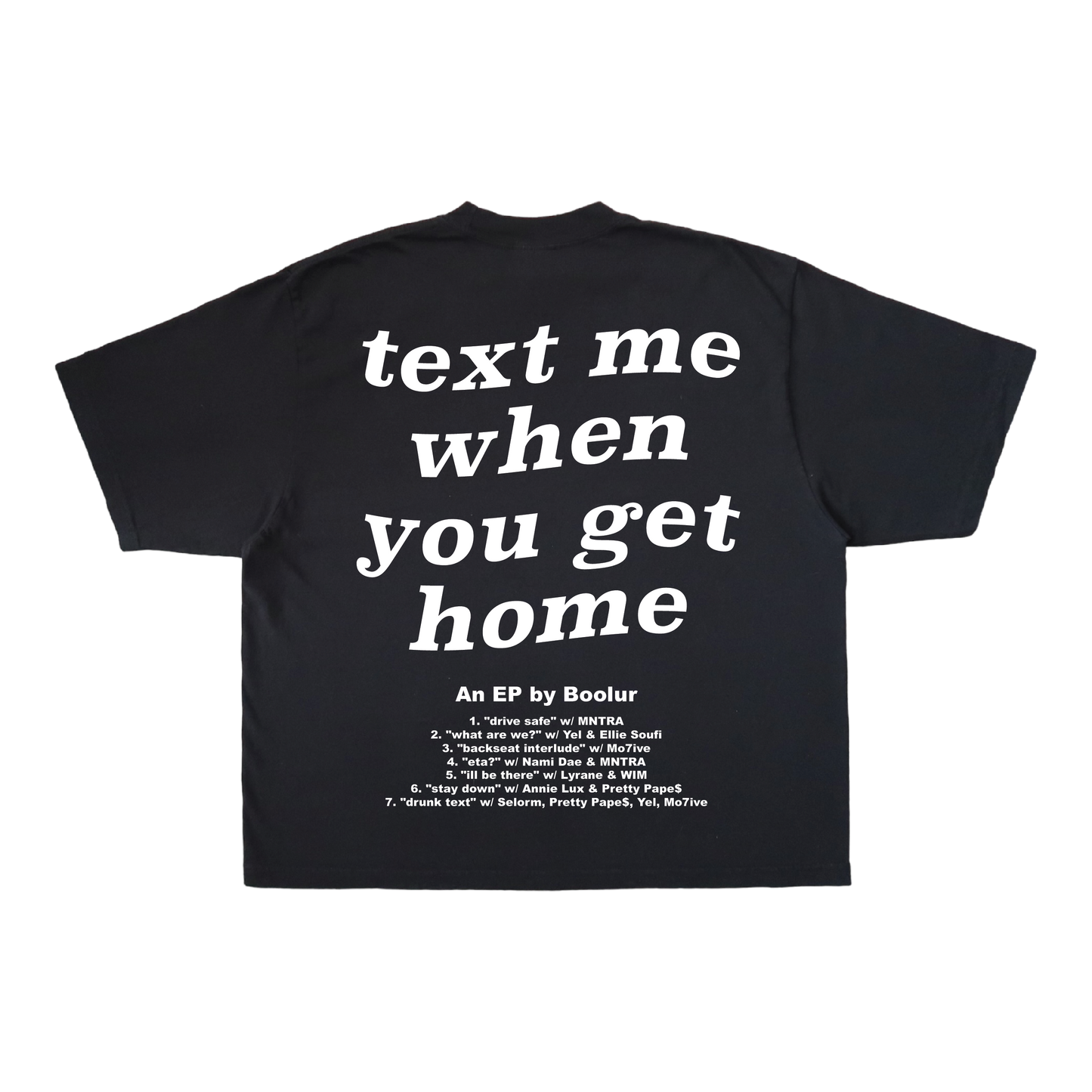 Text Me EP T-Shirt - Black