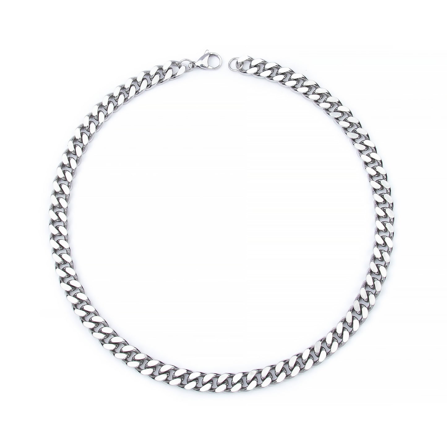 Curb link choker necklace