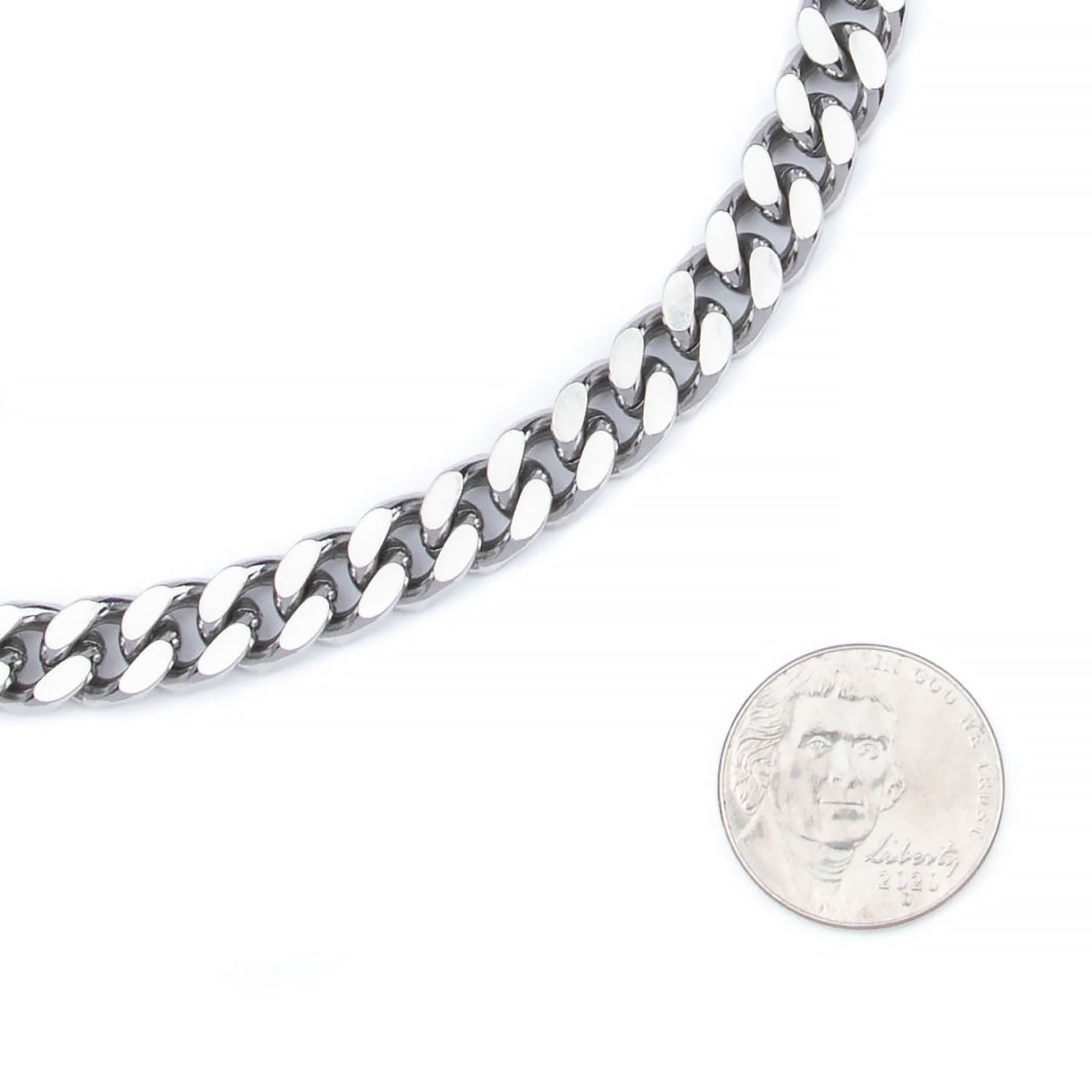 Curb link choker necklace